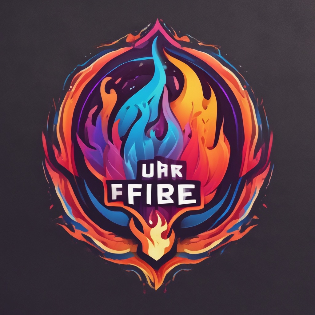 Colorful fire-shaped logo with text ULT